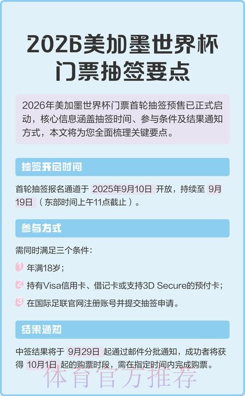 美加墨世界杯购票攻略详解
